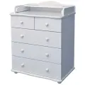 Пеленальный комод Красная Звезда С 575 Д, 104х80 см, 5 ящ., серый