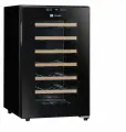 Винный шкаф Climadiff CC28, монотемпературный, 28 бут, черный, сенсорный