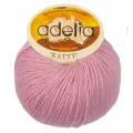 Пряжа Adelia KATTY, 10 шт. по 50 г, набор 100% шерсть, 150 м №05 бл. розовый