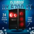 AIR Черный Intel Core i5 11400F, RX 6700 XT 12GB, DDR4 32GB, SSD 1000GB Игровой компьютер