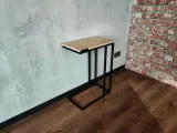 Придвижной столик из массива дерева и металла в стиле Лофт бренда IN_DA_LOFT 50*31*70(В) см