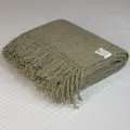 Плед 150х200 с кистями, 100 % шерсть, гладкокрашенный Серый, БельВита