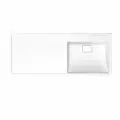 Раковина над стиральной машиной Paola Napoli 111 R с левым крылом, прямоугольная, белая, на кронштейнах, российская