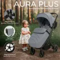 Прогулочная коляска Sweet Baby Aura Plus Light Grey