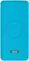 Портативный аккумулятор (Power Bank) Buro BPQ10F 10000mAh 3A QC PD 2xUSB беспроводная зарядка синий