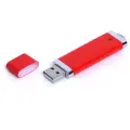 Промо флешка пластиковая «Орландо» (128 Гб / GB USB 2.0 Красный/Red 002)