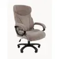 Домашнее компьютерное кресло Chairman Home 401 велюр бежевый, с повышенной нагрузкой до 180 кг. газлифт 4 класса