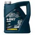 Масло моторное для садовой техники SAE 30 MANNOL 4л минеральное 4-Takt-Agro 4T