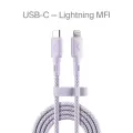 Кабель COMMO Range USB-C - Lightning MFI, длина 1.2 м, 1 шт., лавандовый