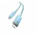 Кабель Baseus Explorer Series Fast Charging with Smart Temperature Control Type-c to iPhone 1m. 20W (CATS010203) blue