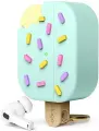Чехол Elago Unique Ice Cream для AirPods Pro 2, силикон, Mint