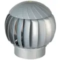 Ротационная вентиляционная турбина Нанодефлектор РВТ-160, для вытяжной и кровельной вентиляции, диаметр 160 мм, цвет серебро