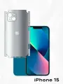 Комплект 2 шт. Защитная пленка 360 градусов для iPhone 15, виниловая пленка, пленка на айфон