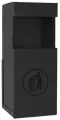 Урна уличная металлическая УП (пристенная) (Черная)