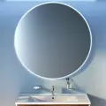 Зеркало для ванной AM.PM X-Joy M85MOX41101S 110 см, LED-подсветка по периметру, бесконтактный ИК-сенсор, функция диммирования, еврокромка,