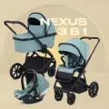 Коляска для новорожденных 3 в 1 Rant basic Nexus RA107 всесезонная, Green