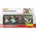 Mattel The Super Mario Mariokart / Детский Коллекционный Набор Игрушечных Машинок Марио, Подходящий Для Подарков На День Рождения Детям От 3 Лет И Старше