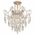 Люстра с хрусталем 15512/4WT+GD WT ЭкономСвет