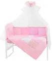 Комплект в кроватку Кошки-мышки (1706 розовый)