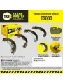Колодки тормозные барабанные задние TRANSMASTER TS083 для а/м Suzuki Swift, Splash, Peugeot 107, Toyota Yaris