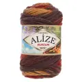 Пряжа Alize Пряжа Alize Burcum Batik бежево-коричнево-желтый (3379), 100%акрил, 210м, 100г, 5шт, 1 % акрил, 100 г, 210 м, 5 шт., 3379