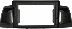 Рамка для установки магнитолы в Toyota Corolla 2001 - 2004 (пр руль), 2001 - 2006 (л руль) для дисплея 9 дюймов (чёрная)