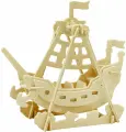 Деревянный конструктор Robotime Парк развлечений - Лодка-качели JP264