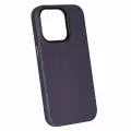 Чехол с MagSafe для iPhone 15 Pro MAG NOBLE COLLECTION кожаный Soft touch — Фиолетовый