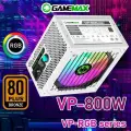 Блок питания для ПК 800W GameMax VP-800-RGB-MODULAR WHITE (Белый Bronze 120мм 20+4pin 4+4pin(CPU) 2*6+2pin(PCI-E) 6*SATA 3*MOLEX)