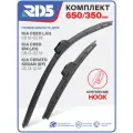 650 350 мм. Крепление Hook. Комплект бескаркасных щеток стеклоочистителя RD5 дворники на Kia Ceed; Киа Сид; Kia Ceed SW; Киа Сид СВ; Kia Cerato Sedan; Киа Церато Седан