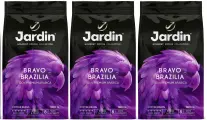 Кофе в зернах Jardin Bravo Brazilia ( Арабика 100%) 1 кг. х 3 шт.