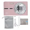 Pocket Digital Camera FHD 1080p 50MP Поддержка AF AUTOFOCUS 16X Zoom Студенты Портативный компактный маленький видео камера розовый