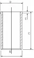 Гильза цилиндра Goetze 14-020351-00