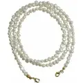 Цепочка для очков из натурального белого жемчуга шнурок для очков держатель для очков Hrustalek