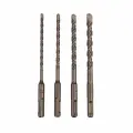 Набор буров по бетону 5-6-8-10х160х100мм, 4 шт, в пластиковой коробке SDS PLUS KRANZ