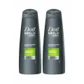 Dove Шампунь для мужчин Свежий ментол, 250 мл, 2 шт