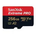 Карта памяти SanDisk 256GB Extreme Pro MicroSDXC 170MB/s A2 V30 UHS-I U3 + adapter (SDSQXCZ-256G-GN6MA)