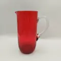 Кувшин для воды/прохладительных напитков алого цвета, Boussu, стекло