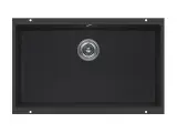 Кухонная мойка Kuchenstern UNDER 80 Ku-Granit черный арт. 103BL10