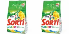 SORTI Стиральный порошок Color, автомат, 2400 г, 2 уп