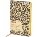 Ежедневник недатированный А5 138х213мм BRAUBERG VISTA под кожу гибкий, 136л, Leopard, 112038