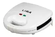 LIRA 4630049911713 LIRA LR 1302 белый (00-00010758) Сендвичница