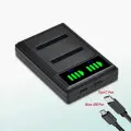 Двойное зарядное устройство USB-LCD-NB11L Micro и Type-С USB Dual charger с дисплеем