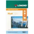 Комплект 5 штук, Фотобумага LOMOND односторонняя матовая 180г A4 50л 0102014