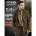 Флисовый костюм для охоты, рыбалки, активного отдыха RICH (коричневый) TRITON GEAR р. 48-50/170-176