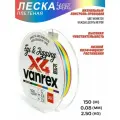 Плетеный шнур / плетенка для рыбалки Lucky John Vanrex EGI & JIGGING х4 BRAID Multi Color 150/008 (LJ4108-008)