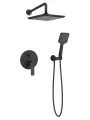 Душевая система ESKO 6in1 SB встраиваемый смеситель на 2 потреб, верхний/ручной душ, черный