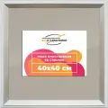 Рамка 40x40 фоторамка, для постера и фото, со стеклом и задником