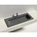 Раковина мебельная Grace с отверстием под смеситель, 1010*457*137 мм, темный антрацит матовый, арт. CN7013MDH