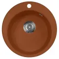 Кухонная мойка AquaGranitEx терракотовая M-05 /307